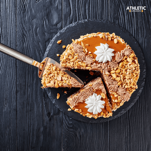 High Protein Snickers Kuchen