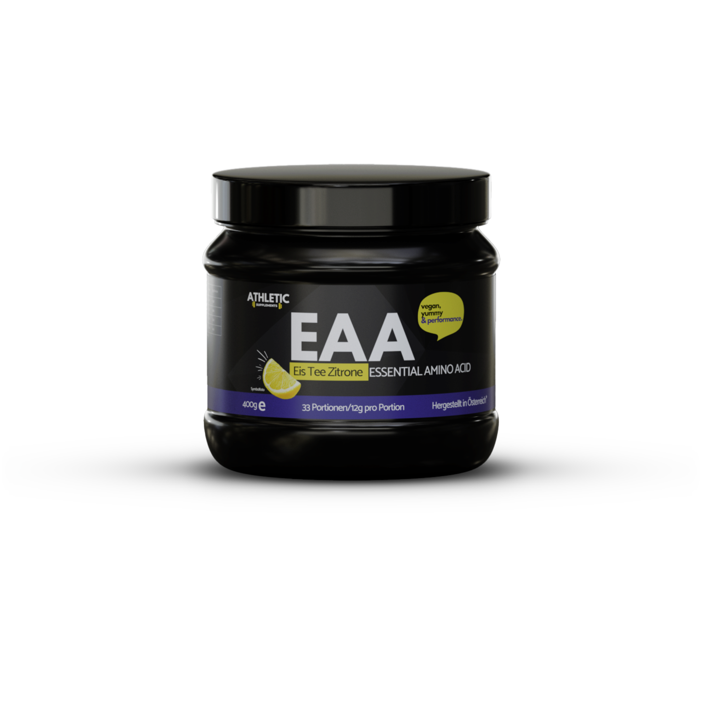 EEAs Eistee Zitrone, Aminosäuren, Pre Workout Supplements für Muskelaufbau