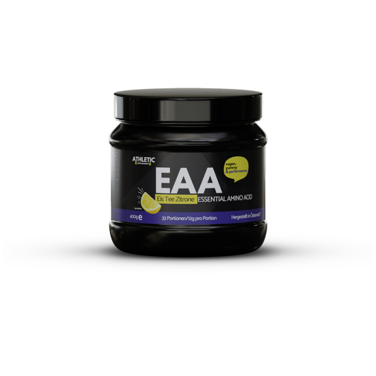 EEAs Eistee Zitrone, Aminosäuren, Pre Workout Supplements für Muskelaufbau