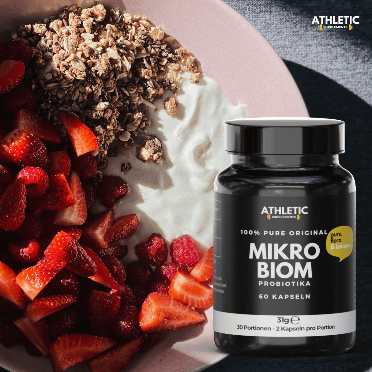 Mikrobiom Probiotika Kapseln Pure