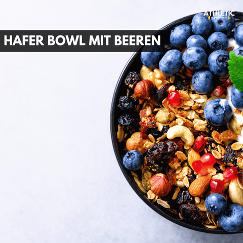 Proteinreiche Hafer-Bowl mit Beeren