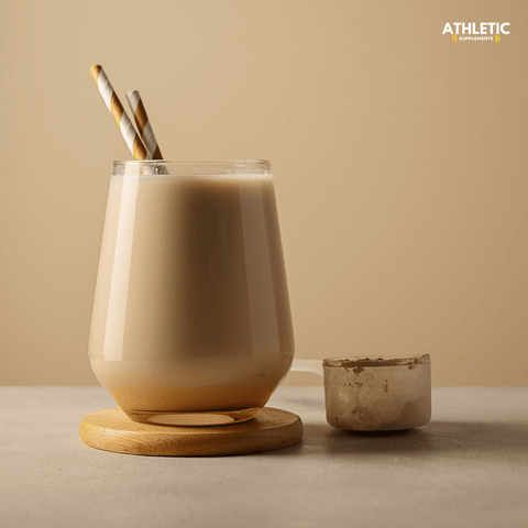 Proffee Rezept – High Protein Coffee mit Whey Vanille | Athletic Supplements