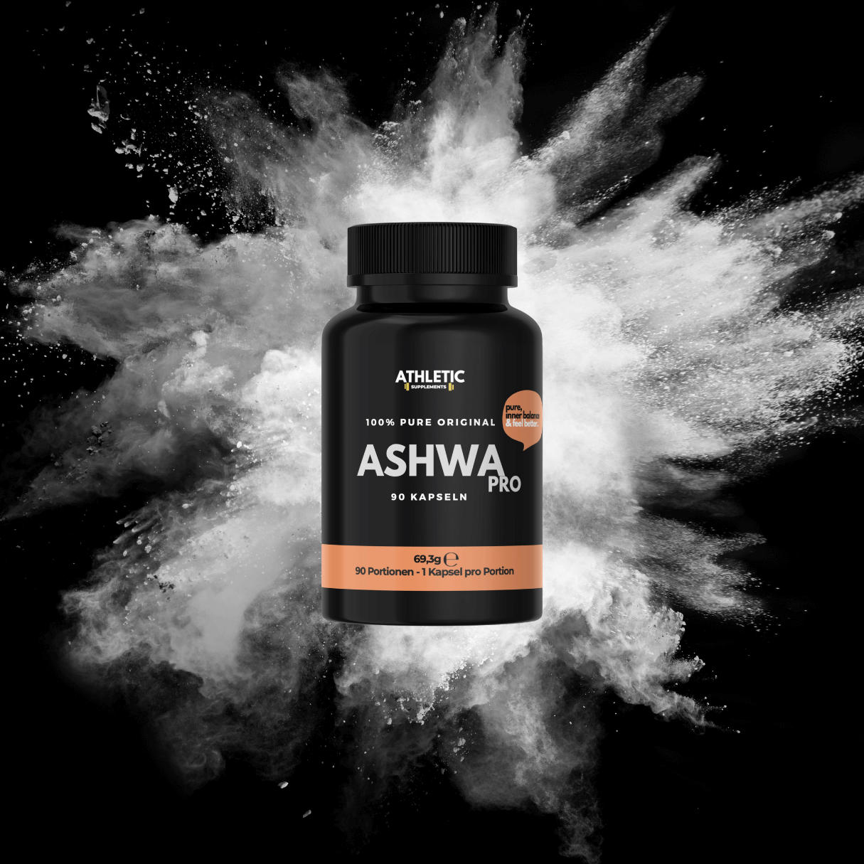 Ashwa Pro Kapseln von Athletic Supplements