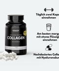 Collagen Kapseln Pure– reines Kollagen zur Unterstützung von Haut, Gelenken & Bindegewebe in hochwertiger Qualität