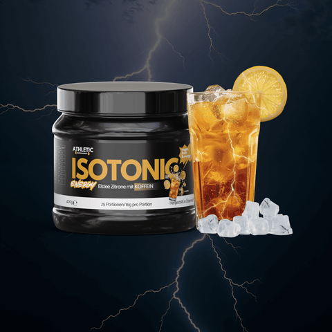 Isotonic Drink mit Koffein - Carbloader Eistee Zitrone 400g