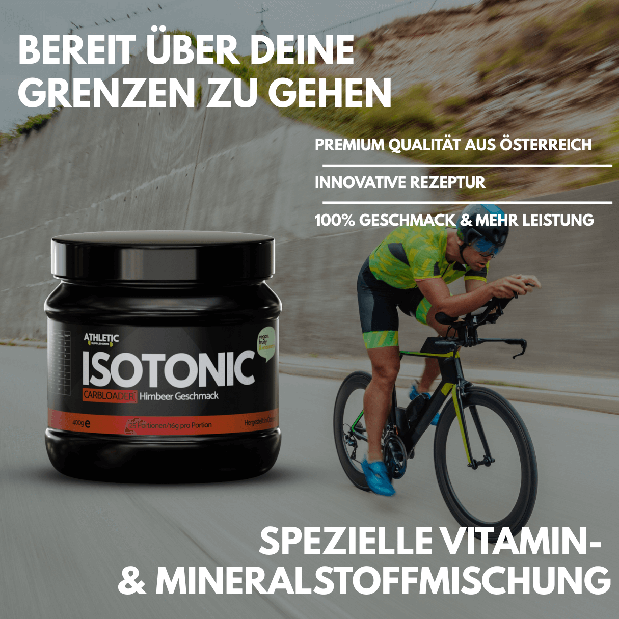 Isotonic Drink - Carbloader Himbeere 400g