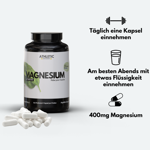 Magnesium Kapseln von Athletic Supplemets
