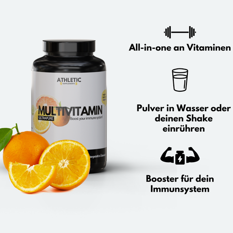 Multivitamin Pulver von Athletic Supplements