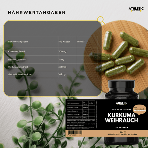 Kurkurma Weihrauch Kapseln Pure