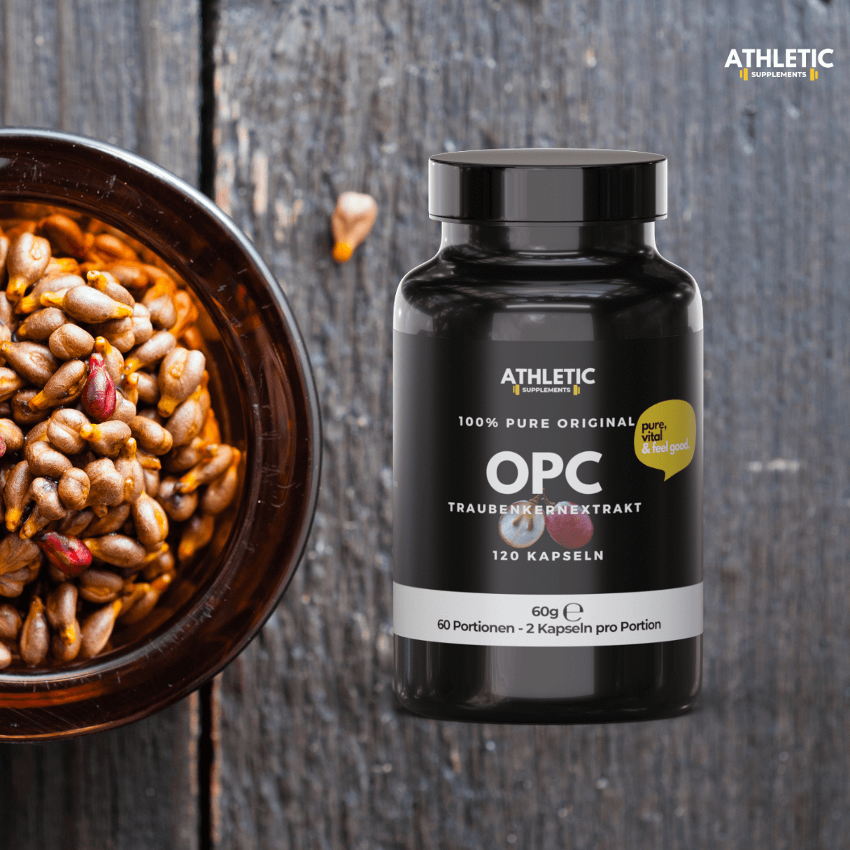 OPC Traubenkernextrakt Kapseln Pure