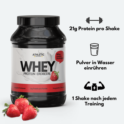 Whey Protein Erdbeere 500g