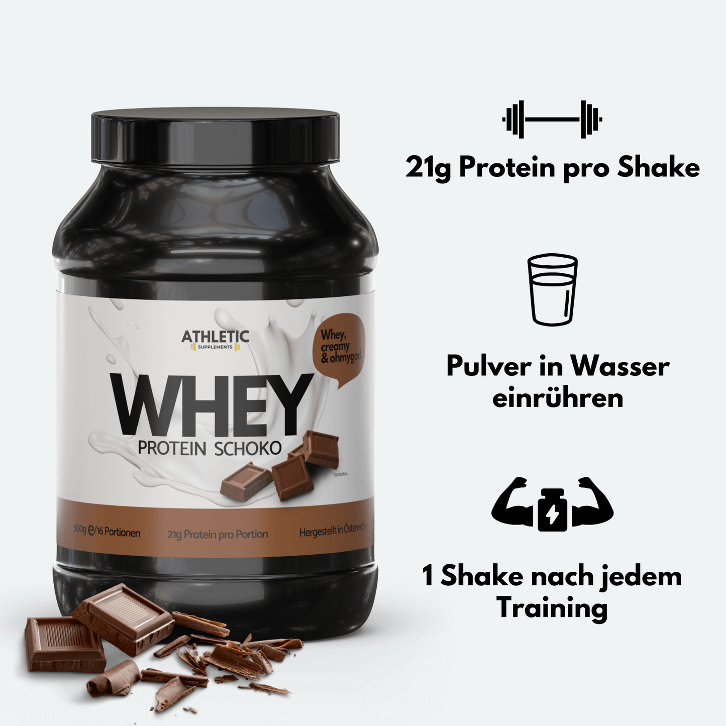 Whey Protein Schoko 500g